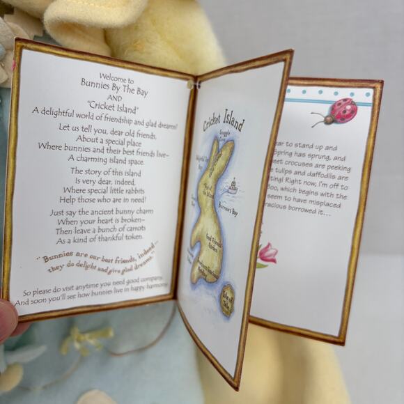 Bunnies by the Bay Gabigail Goodness Plush Rabbit Easter Peep-A-Boo with Stand - Picture 9 of 15